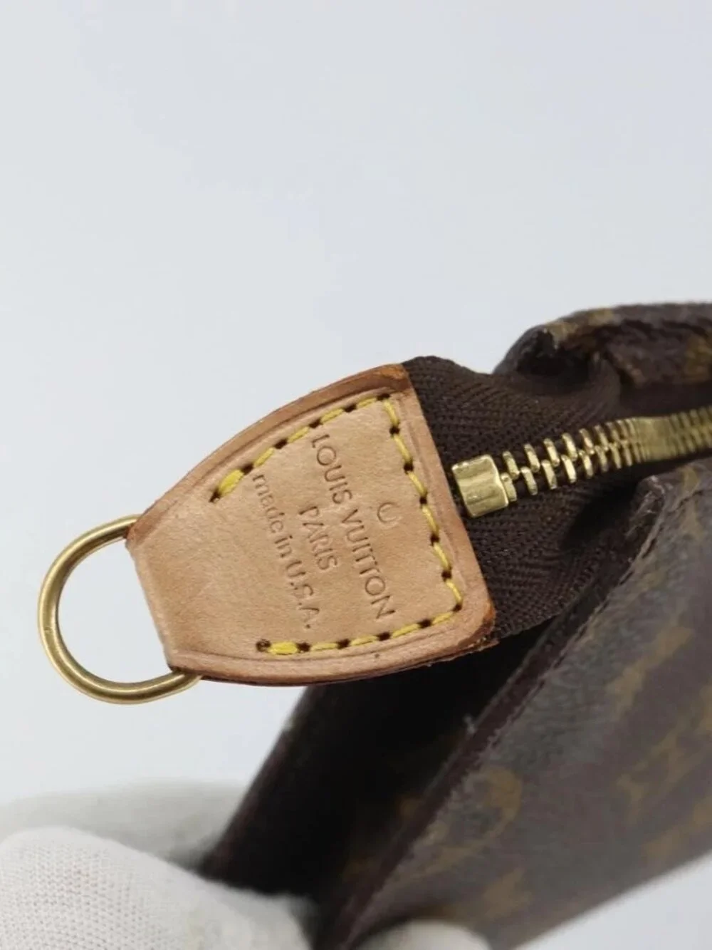 LOUIS VUITTON Monogram Bucket PM Accessory Pouch LV Auth 145051